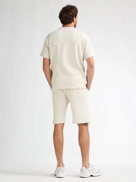 PANTALÓN CORTO JOGGER TEXTURIZADO AMANECER SEASHELL