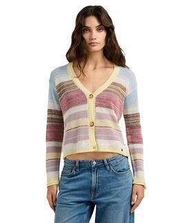 CHAQUETA CARDIGAN ANYA REGULAR FIT 317 DARK BLUSH