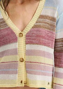 CHAQUETA CARDIGAN ANYA REGULAR FIT 317 DARK BLUSH