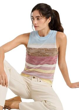 TOP ANYA SLIM FIT 317 DARK BLUSH PINK