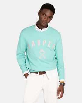 SUDADERA NEW ENGLAND AQUA DREAM