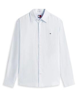 CAMISA DE MEZCLA DE LINO REGULAR FIT BLUE TWILIGHT