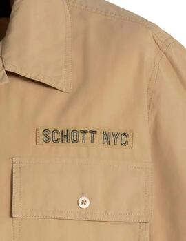 CAMISA MILITAR SHBACTONMC REGULAR FIT ARMY BEIGE