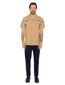 CAMISA MILITAR SHBACTONMC REGULAR FIT ARMY BEIGE