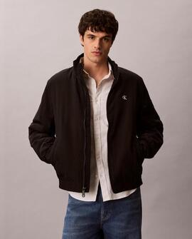 CAZADORA LS PADDED NYLON HARR BLACK