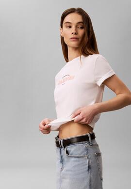 CAMISETA CK SS CLASSIC RESORT MANGANO CALCITE