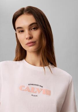 CAMISETA CK SS CLASSIC RESORT MANGANO CALCITE