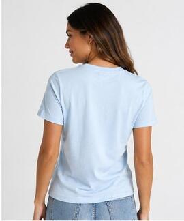 CAMISETA RELAXED FIT CON LOGO BORDADO KINGLY BLUE