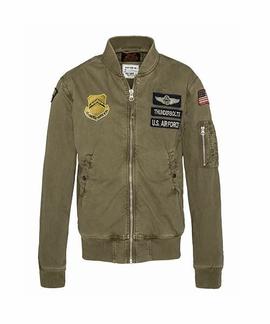 BLOUSON BOMBER MULTI BADGES SCHOTT