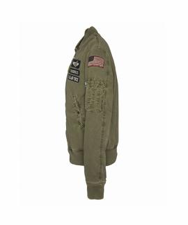 BLOUSON BOMBER MULTI BADGES SCHOTT