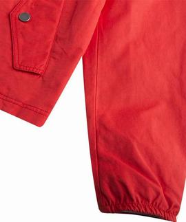 TJM ESSENTIAL HOODED JACKET FLAME SCARLET