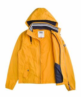 TJM ESSENTIAL HOODED JACKET RADIANT YELLOW