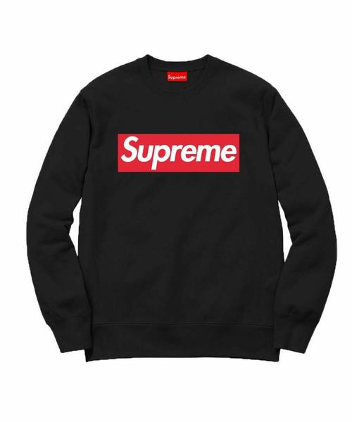 Maravilla oportunidad Suplemento SUDADERA SUPREME NEGRA CON LOGO ROJO