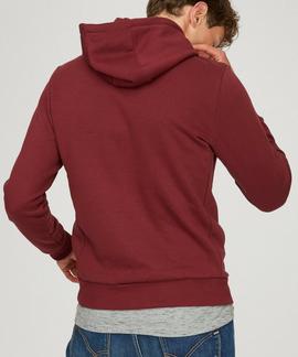 SVEN/S HOOD FRONT BRU GRANATE