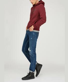 SVEN/S HOOD FRONT BRU GRANATE