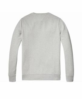 TJM ESSENTIAL GRAPHIC CREW LT GREY HTR