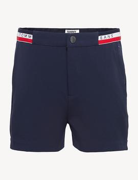 TJW BRANDED WAISTBAND SHORT BLACK IRIS